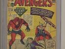 Avengers #2 (CGC 3.0) O/W pages; 1st app. Space Phantom; Kirby; 1963 (c#27103)