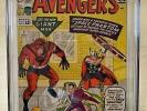the Avengers #2 CGC 3.0 Marvel 11/63 1st Space Phantom, Hulk leaves