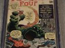Fantastic Four 1 CGC 2.0 GD Marvel 1961 Orgin & 1st App Fantastic Four Mole Man