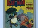 BATMAN #38   |  PGX 1.0  | 1st Jim Mooney Batman  |  Penguin app.  |  Batman #38