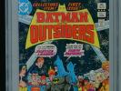 Batman and the Outsiders #1 (1983) CGC 9.8 WHITE (2nd app of the Outsiders)