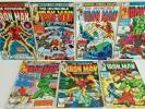 The Invincible Iron Man (1968) 122,123,124,131,133,134,135 All 40 Cent Edition's