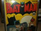 DC COMICS BATMAN 5 CGC 1941 6.0 1st appearance Linda page bat emblem