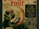 Fantastic Four 1 Cgc 5.5 | Stan Lee Sig. | 1st App Origin 1594728001 Marvel 1961