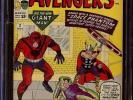 Avengers # 2 CGC 3.5 Off-White (Marvel, 1963) Hulk leaves Avengers, looks 8.0+