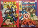 Captain America 2 Comic Book Lot  #118  #119  Marvel Silver Age Comics