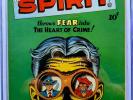 THE SPIRIT #9 OFF WHITE TO WHITE PAGES LOU FINE AND JACK COLE ART