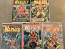 Warlock Set Marvel Premiere 1;Strange Tales 178;Warlock 1;2; Power of Warlock 9