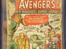 Avengers #1 CGC 0.5 Marvel 1963
