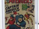 Avengers # 4 CGC 8.5 1st Silver Age appearance of Captain America (Steve Rogers)