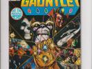 Infinity Gauntlet #1 VF- 7.5 Newsstand Marvel 1991 Silver Surfer Thanos Avengers