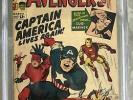 Avengers #4 (1964) CGC 3.0 -- 1st Silver Age Captain America (Steve Rogers)