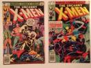 X-MEN THE UNCANNY  1980 #132 & 133 Marvel Comics GROUP , FN/VF