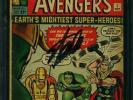 Avengers #1 CGC 3.0 Marvel 1963 Stan Lee Signature Signed Thor L5 141 cm