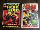 Luke Cage Hero for Hire #1 #2 - 1st/2nd Issue Power Man Marvel Comics June 1972