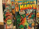 CAPTAIN MARVEL #40, 44-46, 51-55, 57 Vintage Marvel Comics Lot  1st Supremor