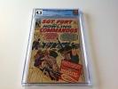 SGT FURY AND HIS HOWLING COMMANDOS 3 CGC 4.5 AD AVENGERS 1 MARVEL COMICS