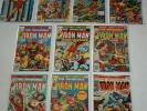 Iron Man lot #91, 92, 93, 94, 95, 96, 97, 98, 99, 100 1977 VF