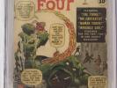 Fantastic Four #1 CGC 1.8 OFF-WHITE / WHITE PAGES 1ST APP OF FANTASTIC FOUR