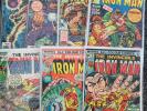 Iron Man Comic Lot 7 Issues 32, 75, 81, 92, 94, 108, 122 Bronze Age Marvel