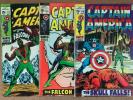 CAPTAIN AMERICA 117 ,118,119  SEE PICS KEY ISSUE