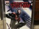 Miles Morales Spiderman #1 CGC Signature Series Signed by Clayton Crain