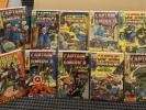 CAPTAIN AMERICA Silver Age Comics (Lot of 10) #118-123 & #125-128 Marvel  (C43)