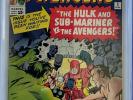 Avengers #3 CGC 7.0 1st Sub-Mariner & Hulk Team UpKEY ISSUEL K