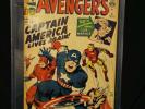 ?Avengers #4 CGC 3.0 1964 MEGA KEY  1st Silver Age Captain America ? NEW MOVIE