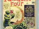 Fantastic Four #1 CBCS 0.5 1961 1st app. Fantastic Four