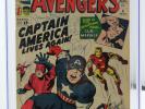 AVENGERS # 4 CGC 3.0 - Marvel - 1st SA App of CAPTAIN AMERICA - Steve Rogers KEY