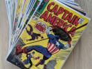 Huge Captain America Silver Age Lot #105 112 118 121 126 127 129 130 131 + More