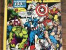 THE AVENGERS #100 1972 Marvel Comics Hulk Joins Team 20c Thor Iron Man Cgc It