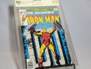 Iron Man #100 CBCS 9.0 signed by Jim Starlin Newsstand Edition
