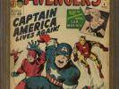 Avengers #4 CGC 3.5 1st Silver Age Captain America
