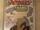 The Avengers #8 1964 CGC 3.0 marvel comic 1st app Kang the Conqueror