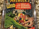 AVENGERS #3 CGC 4.0 OW-WHITE PAGES 1ST HULK & SUB-MARINER TEAM-UP X-MEN FF HOT