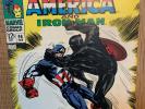 Tales of Suspense Vol 1 #98, 1968, Marvel Comics, Black Panther, Captain America
