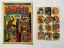 MIGHTY WORLD OF MARVEL NO 3 - 1972 + FREE GIFT STICKERS - FINE/VERY FINE