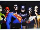 Justice League ORIGINAL SEVEN PRINT Alex Ross art Superman Batman Wonder Woman