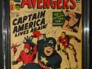 THE AVENGERS #4 1964 Marvel Comics CGC 3.0 G-VG