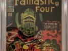 Fantastic Four 49 Cgc 1.5 Signature Series Joe Sinnott Cream To Off-white