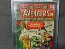 Avengers #1. KEY Origin and 1st Appearance by Stan Lee and Jack Kirby CGC 5.0