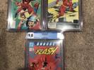 Flash CGC Lot:  Flash 1987 Annual #1 9.8, Flash Special #1 9.4, Flash #1 9.4 ‘87