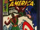 Captain America #117 CGC 8.5 & #118 CGC 8.0 & #119 CGC 9.0 1st,2nd & 3rd Falcon