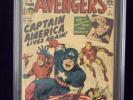 Avengers #4 CGC 2.5 1st Silver Age Appearance Captain America 3/64 Steve Rogers