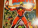Captain Marvel #32 Bronze Age Starlin Key F+ Origin Drax Thanos Avengers 1st Pr