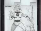 FF Fantastic Four #1 Joe Sinnott Sketch Invisible Woman CGC SS Sue Storm FF4