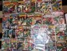 45 Bronze Age Comic Book Lot Defenders 17 28 Thor Daredevil 119-121 128 Avengers