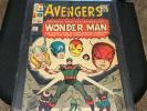 Marvel Avengers #9, PGX 6.0 Fine, 1st app and Origin of Wonder Man, Silver Age